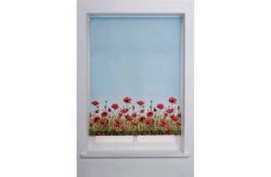 HOME Poppy Meadow Roller Blind - 4ft - Multicoloured